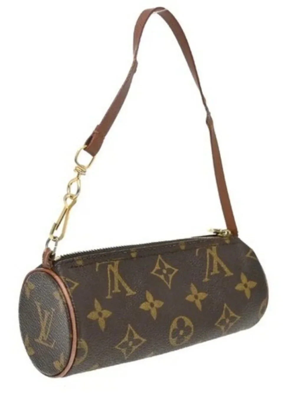 Best05 LOUIS VUITTON MONOGRAM PAPILLON ATTACHED POUCH BAG YQ08934